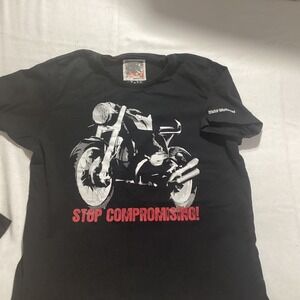 BMW Motorrad Motorcycle Graphic T Shirt Men's Black Stop Compromising!